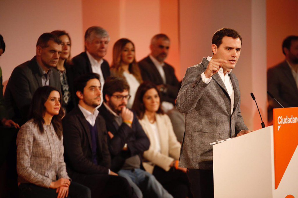 Rivera: “Empieza una nueva etapa en Ciudadanos, comienza un nuevo ciclo de crecimiento para gobernar España en 2019”