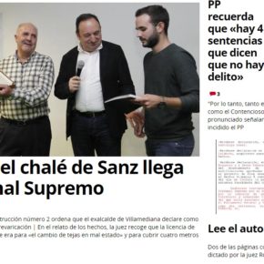Ciudadanos considera que el fin de los aforamientos evitaría que el caso del chalet de Sanz se dirima en el Supremo