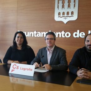 Ciudadanos fija la rebaja del IBI como exigencia para negociar los Presupuestos de Logroño de 2018