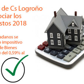 Ciudadanos consigue una rebaja del IBI del 0,59 al 0,58 para todos los logroñeses