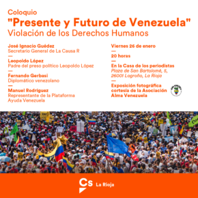 Representantes de la defensa de los derechos humanos en Venezuela participan en un coloquio en Logroño