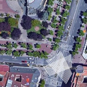 Cs Logroño propone la creación de un paso de cebra en diagonal en el Espolón con Vara de Rey para favorecer la movilidad e incentivar el comercio en el Paseo de las 100 Tiendas