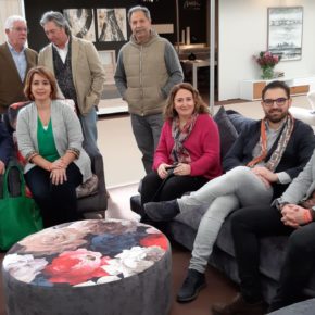 Los candidatos al Congreso y al Senado de Ciudadanos La Rioja visitan Nájera Decor