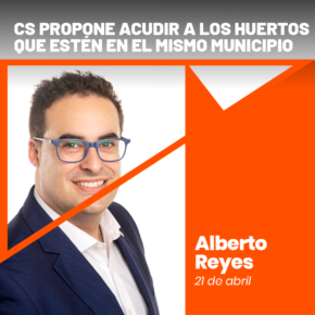 Ciudadanos propone que se permita cultivar los huertos que estén en el mismo lugar de residencia