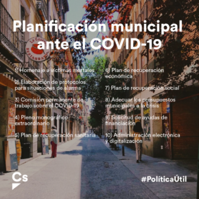 Cs impulsa un plan de choque de recuperación y reconstrucción de los municipios riojanos para paliar los efectos del COVID-19