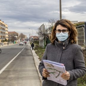 Cs Logroño exige al equipo de Gobierno que complete la urbanización de las aceras de la margen sur de Avenida de Burgos